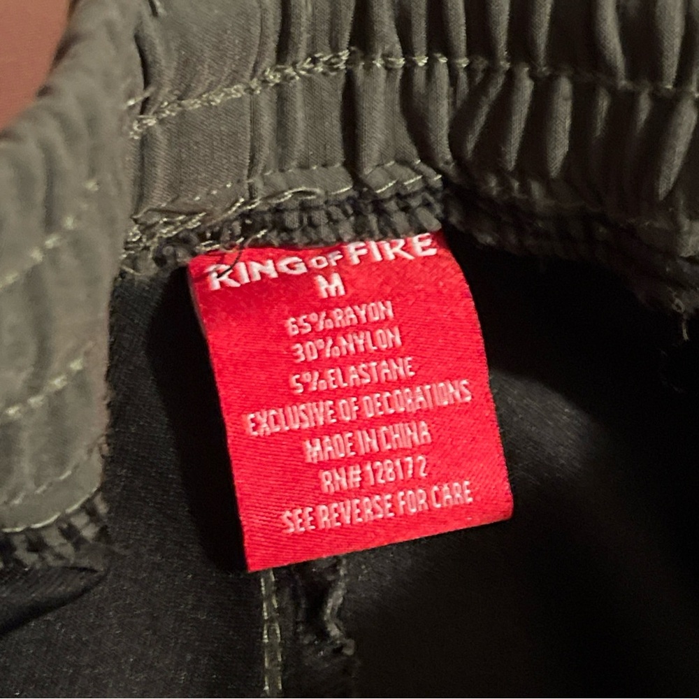 Men's Ring of Fire Green Hilton Bonded Utility Cargo Joggers Size Medium - Picture 6 of 11